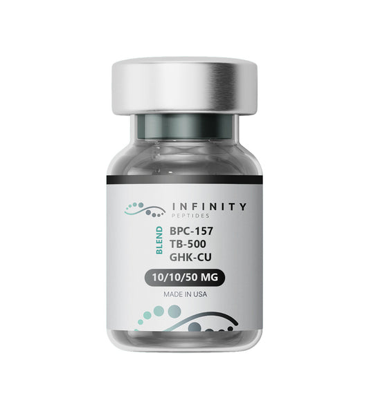 GLOW GHK-CU (50mg), BPC-157 (10mg), TB500 (10mg) (Glow Blend)